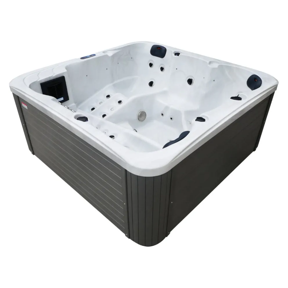Sonnenkönig Whirlpool Borneo grau, weiss