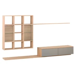 TEAM 7 Wohnkombination Cubus eiche Discount