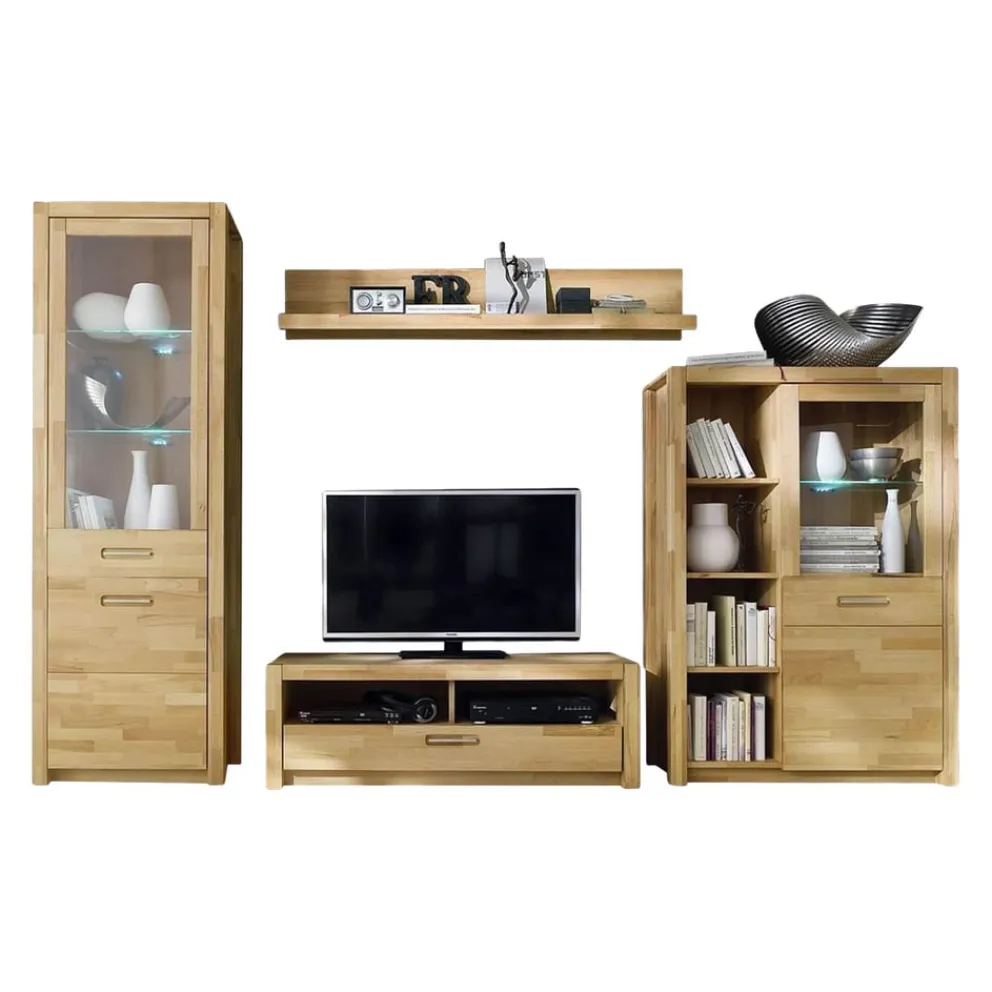 MID.YOU Wohnkombination Fenja buchefarbig Discount