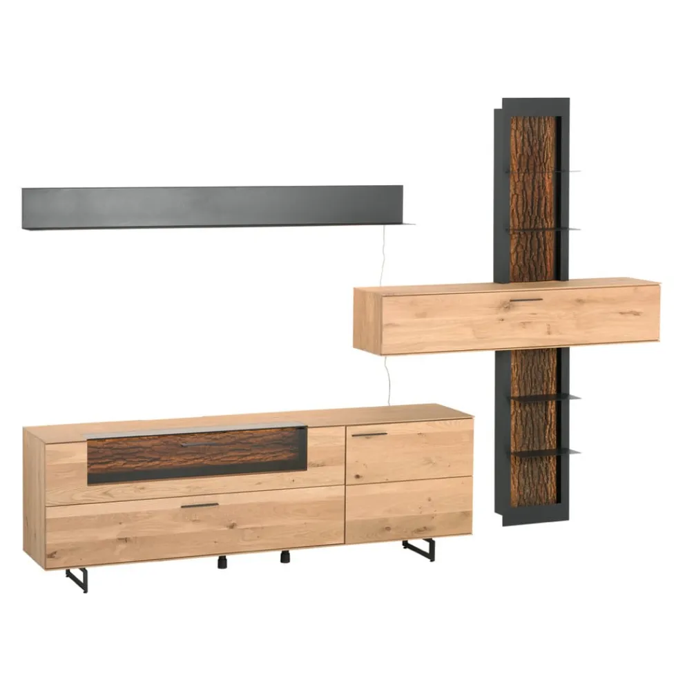 VALNATURA Wohnkombination Lavia eiche Outlet