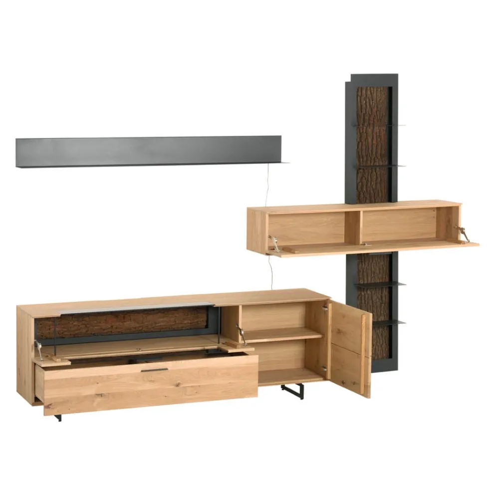 VALNATURA Wohnkombination Lavia eiche Outlet