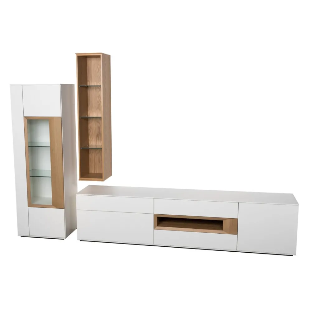 Dieter Knoll Wohnkombination Locano weiss Best