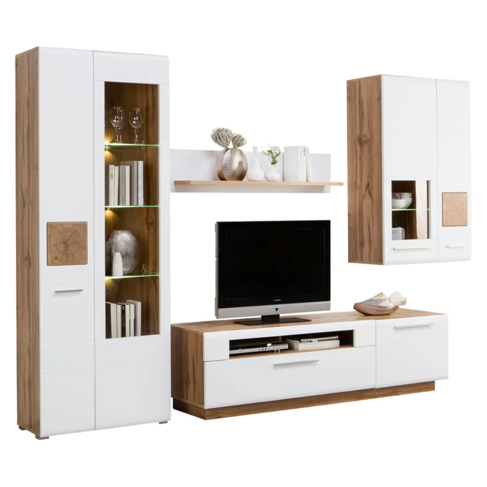 Hom'In Wohnkombination Savona eichefarbig Sale