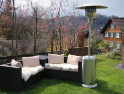 Sonnenkönig Wärmepilz Chrome Gas grau