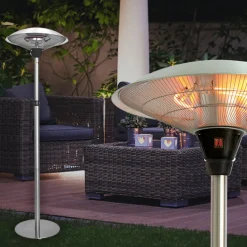 Sonnenkönig Wärmepilz Elektro chromfarbig Sale