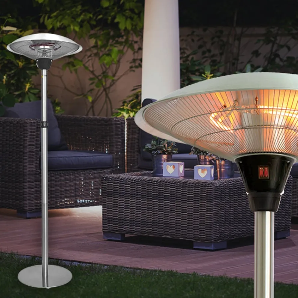 Sonnenkönig Wärmepilz Elektro chromfarbig Sale